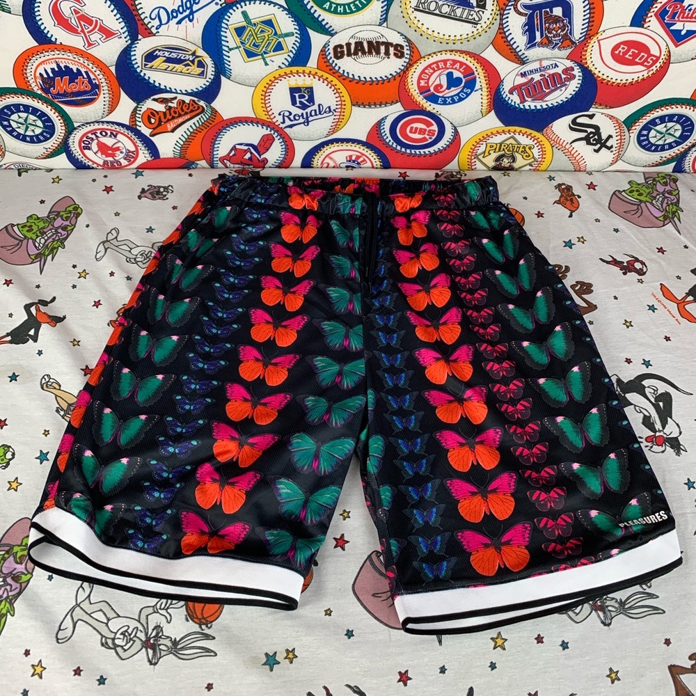 Pleasures Butterfly Basketball Shorts
